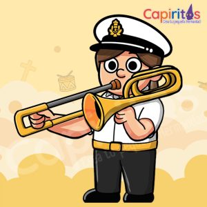 Musico Trombon Niña